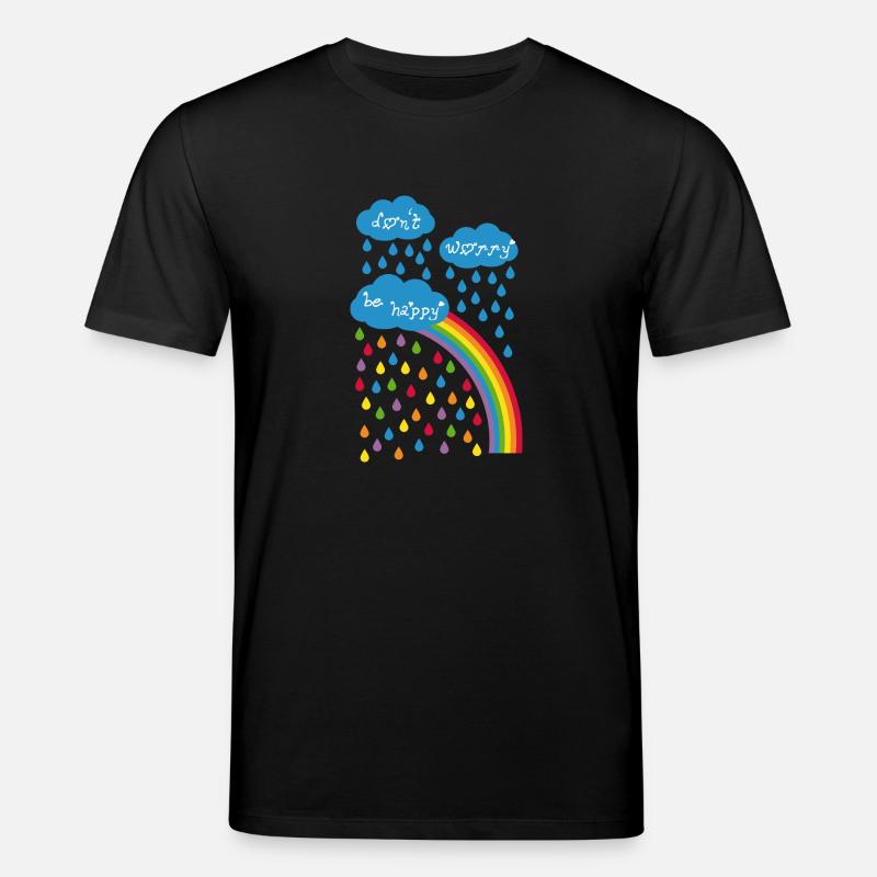 dont worry be happy - Stanley/Stella Unisex Bio-T-Shirt CREATOR  - Schwarz
