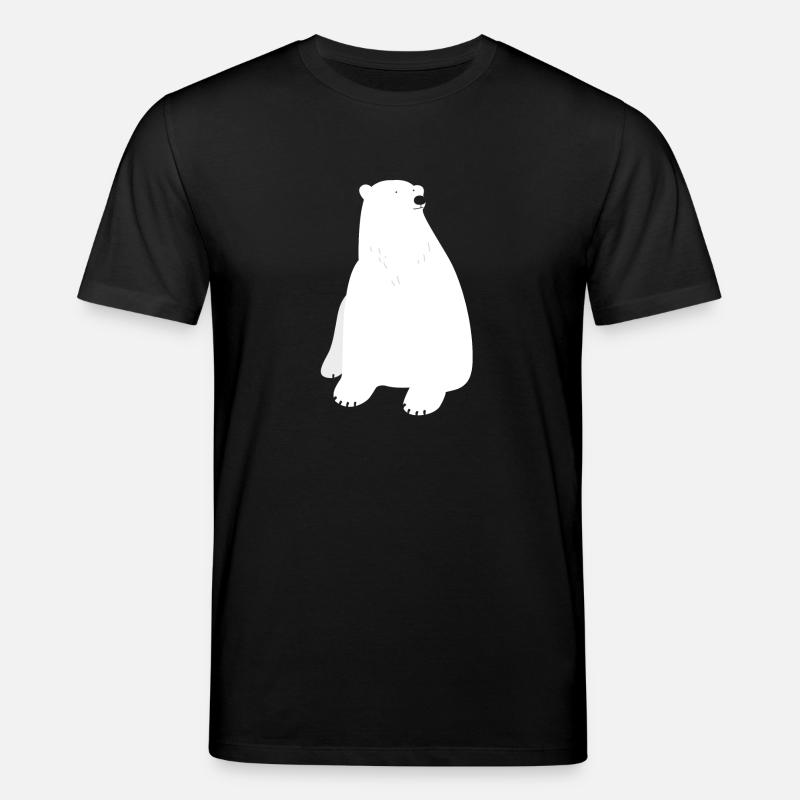 Eisbär - Stanley/Stella Unisex Bio-T-Shirt CREATOR  - Schwarz