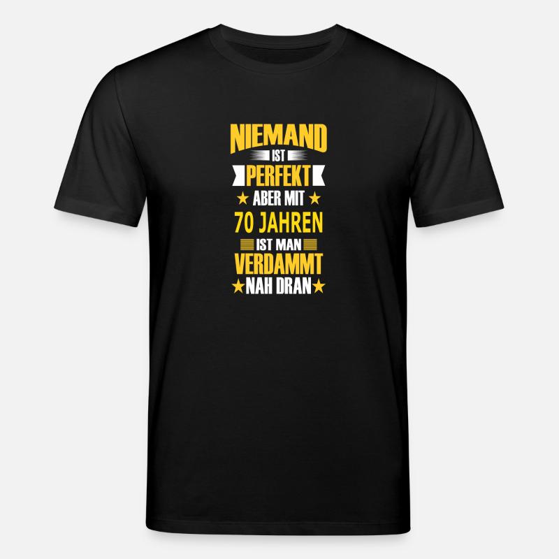 70 JAHREN - Stanley/Stella Unisex Bio-T-Shirt CREATOR  - Schwarz