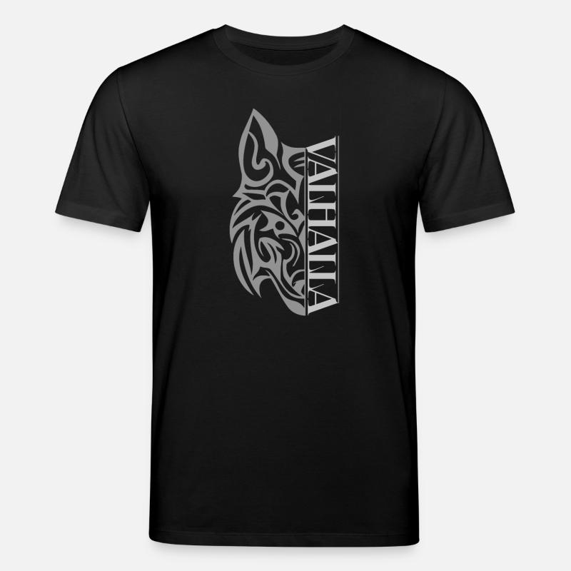 Valhalla Wolf Viking - T-shirt bio CREATOR Stanley/Stella Unisexe - noir