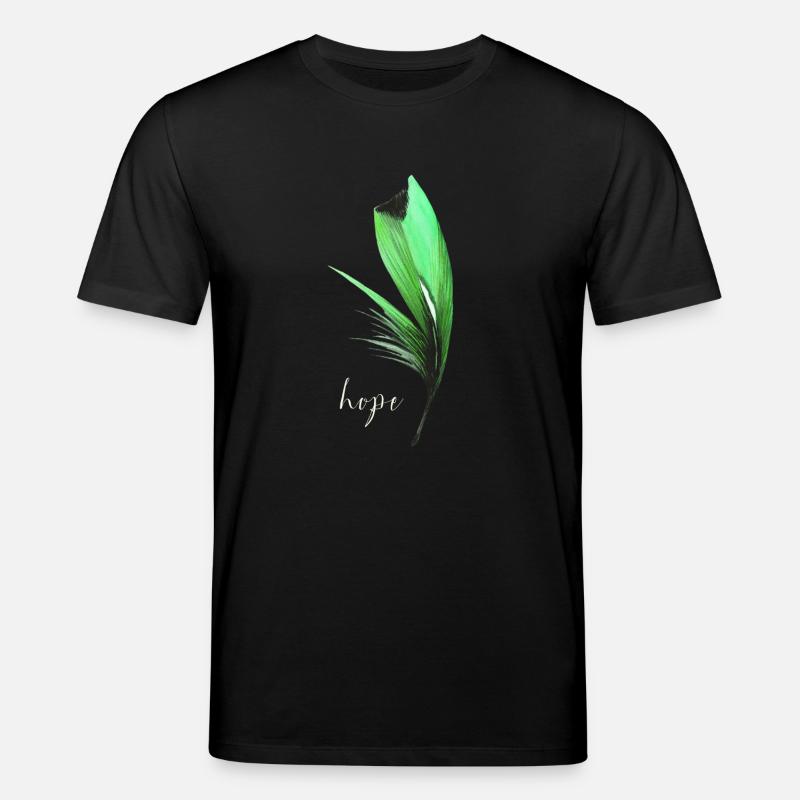 Feather - Hope - Stanley/Stella Unisex Bio-T-Shirt CREATOR  - Schwarz