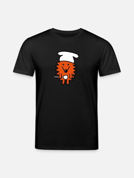 Koch-Igel - Stanley/Stella Unisex Bio-T-Shirt CREATOR - Schwarz