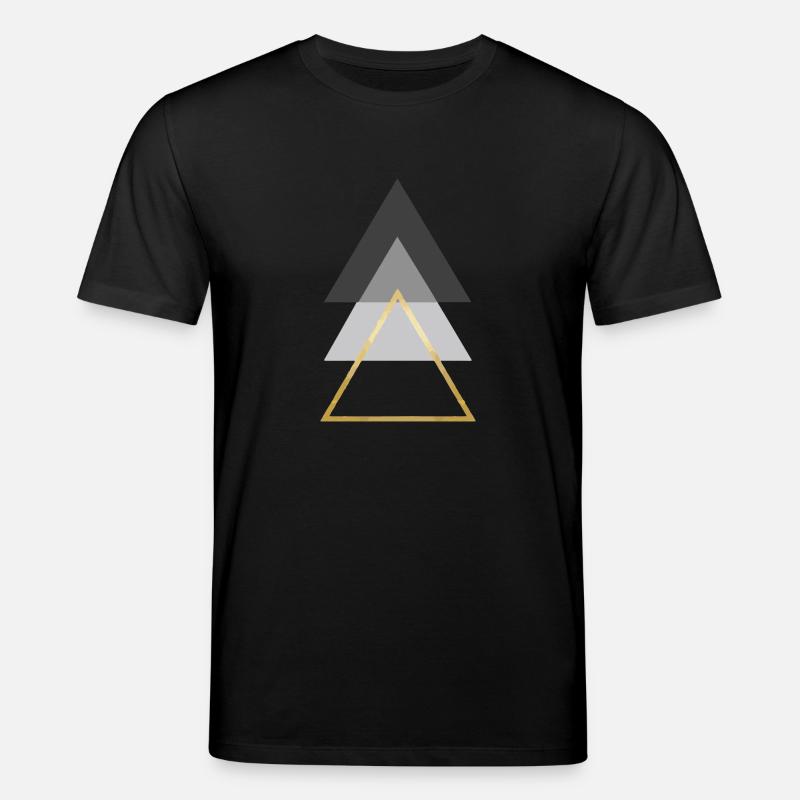 triangles - T-shirt bio CREATOR Stanley/Stella Unisexe - noir