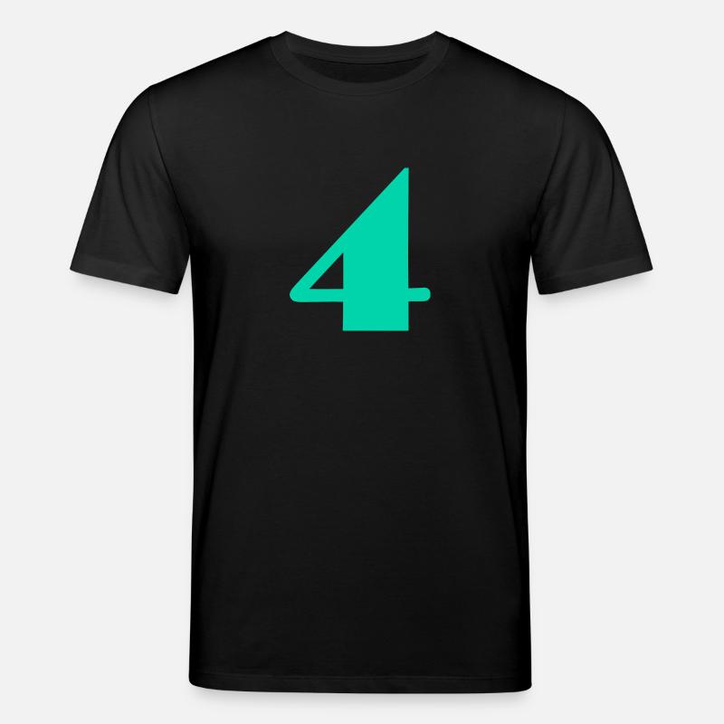 4 ANS,4e ANNIVERSAIRE,ANNIVERSAIRE 4 ANS,4 - T-shirt bio CREATOR Stanley/Stella Unisexe - noir