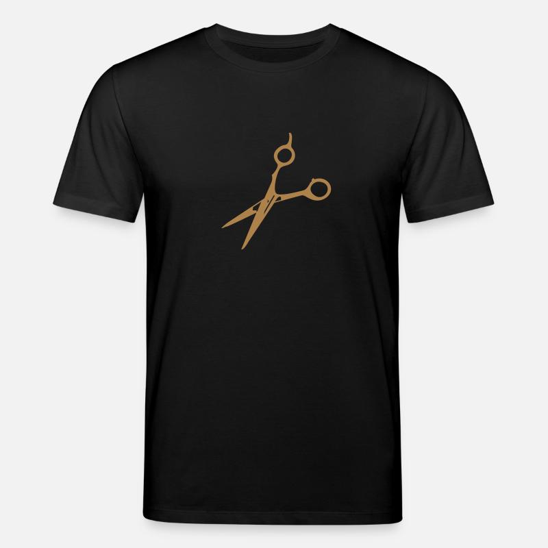 Frisör-Schere / barber scissors (1c) - Stanley/Stella Unisex Bio-T-Shirt CREATOR  - Schwarz