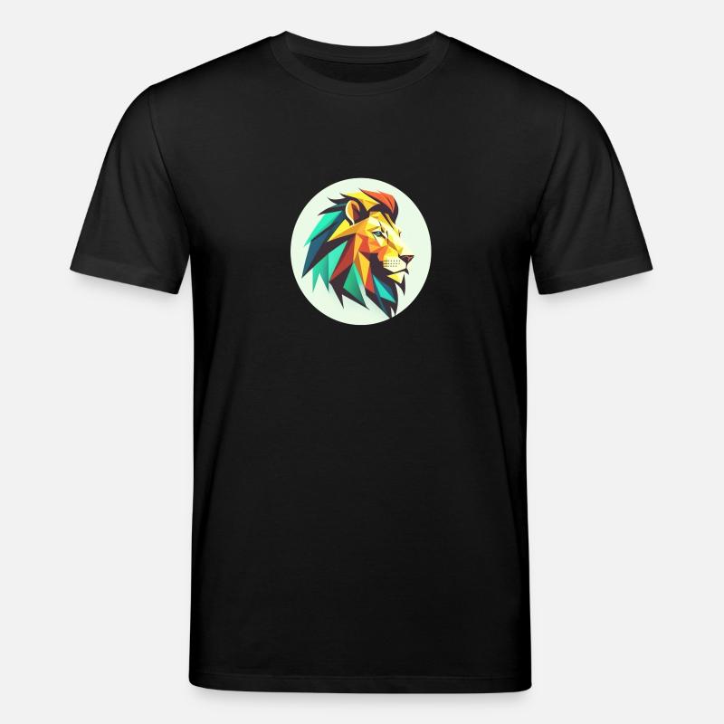 Löwenkopf - Stanley/Stella Unisex Bio-T-Shirt CREATOR  - Schwarz