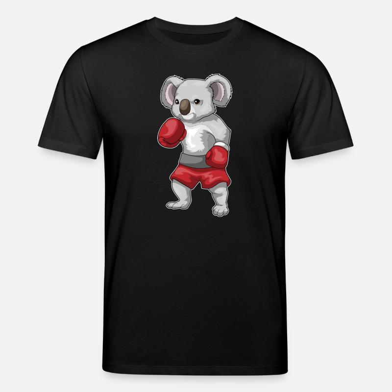 Koala Boxer Boxhandschuhe Boxen - Stanley/Stella Unisex Bio-T-Shirt CREATOR - Schwarz
