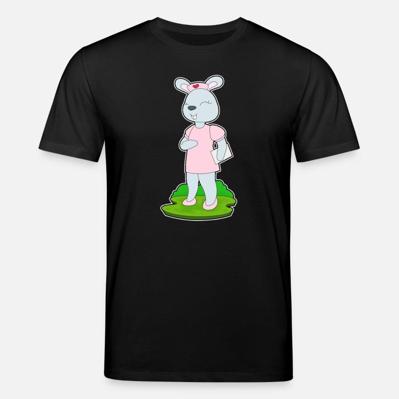 Infirmière lapin - T-shirt bio CREATOR Stanley/Stella Unisexe - noir