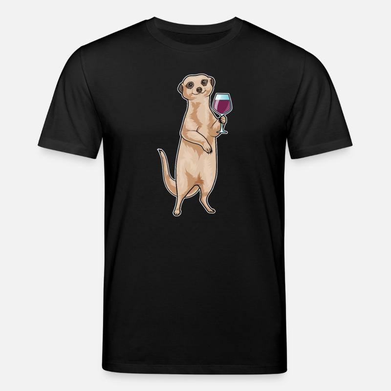 Vin rouge de suricate - T-shirt bio CREATOR Stanley/Stella Unisexe - noir