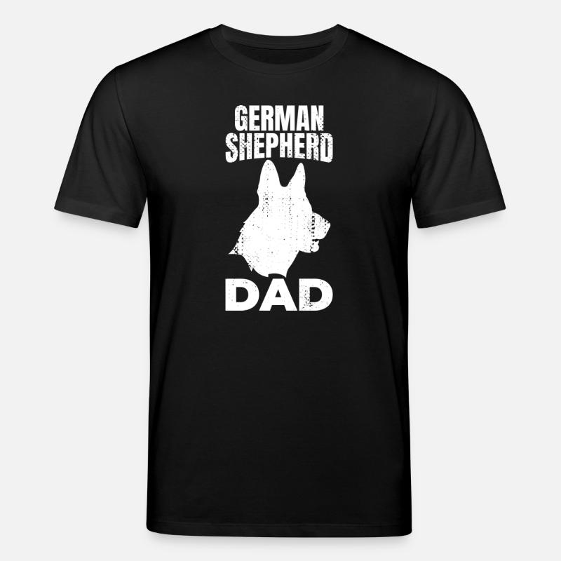 German Shepherd Dad - Stanley/Stella Unisex Bio-T-Shirt CREATOR  - Schwarz