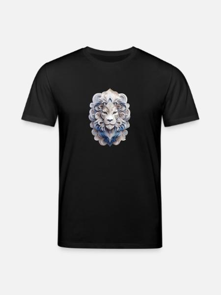 Sternzeichen Löwe - Stanley/Stella Unisex Bio-T-Shirt CREATOR - Schwarz