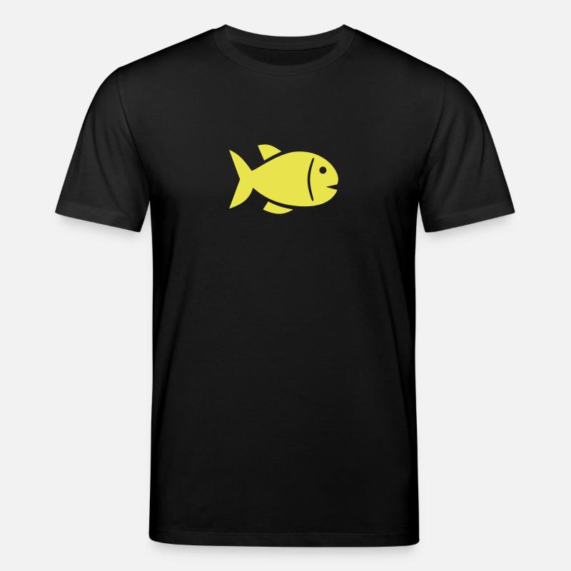 Fisch - Stanley/Stella Unisex Bio-T-Shirt CREATOR  - Schwarz