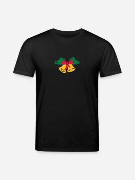 Bells Christmas - Stanley/Stella CREATOR Unisex Organic T-Shirt - black