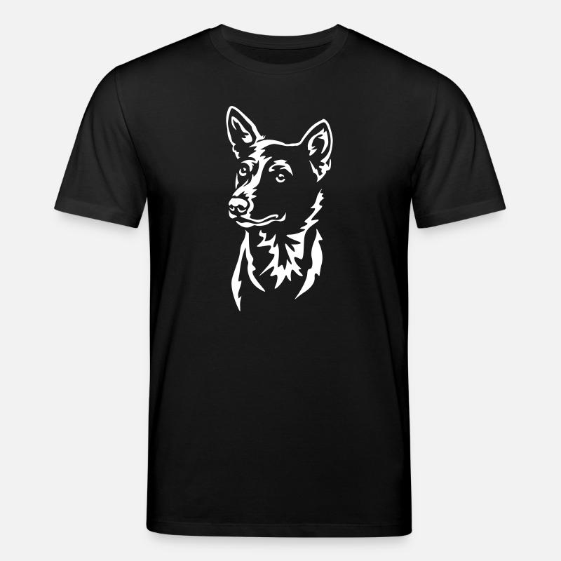 Basenji Kopf "BlackEdition" - Stanley/Stella Unisex Bio-T-Shirt CREATOR  - Schwarz