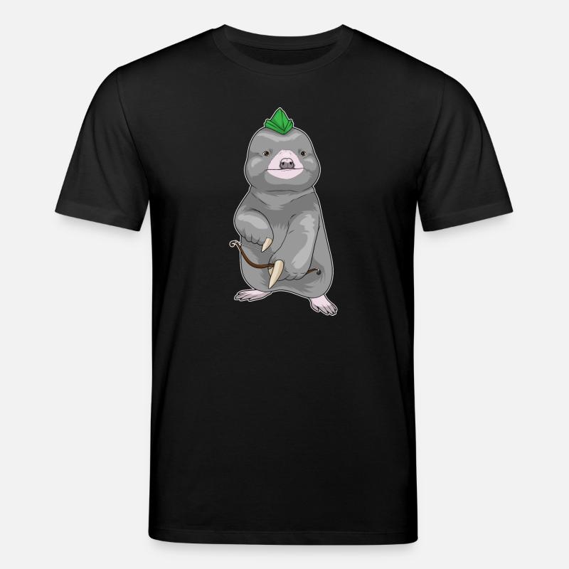 Arc d’archer taupe - T-shirt bio CREATOR Stanley/Stella Unisexe - noir