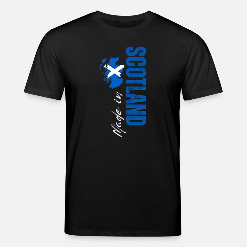 Fabriqué en Écosse, design vertical - T-shirt bio CREATOR Stanley/Stella Unisexe - noir