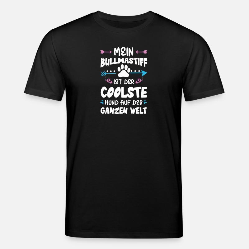 bullmastiff hund spruch - Stanley/Stella Unisex Bio-T-Shirt CREATOR  - Schwarz