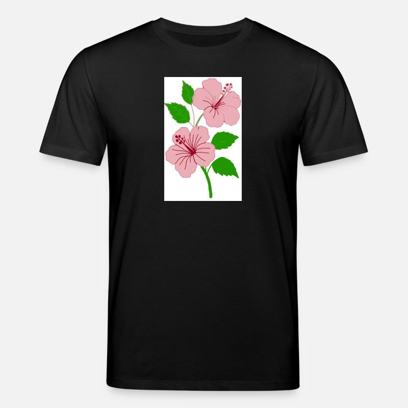Hibiskus - Stanley/Stella Unisex Bio-T-Shirt CREATOR  - Schwarz