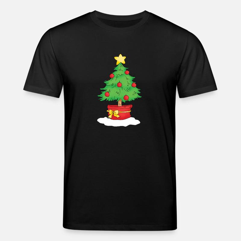 Christmas Tree - Stanley/Stella Unisex Bio-T-Shirt CREATOR  - Schwarz