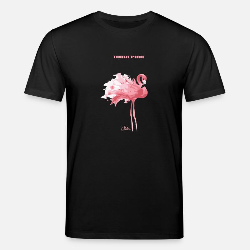 nelice think pink - Stanley/Stella Unisex Bio-T-Shirt CREATOR  - Schwarz