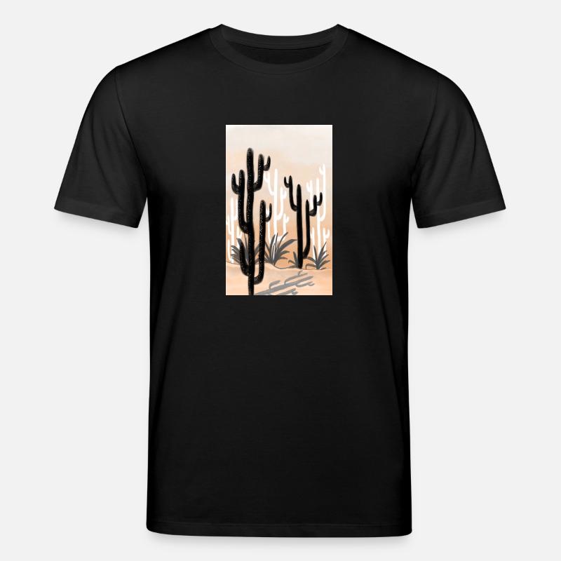 Kaktus 3 - Stanley/Stella Unisex Bio-T-Shirt CREATOR  - Schwarz