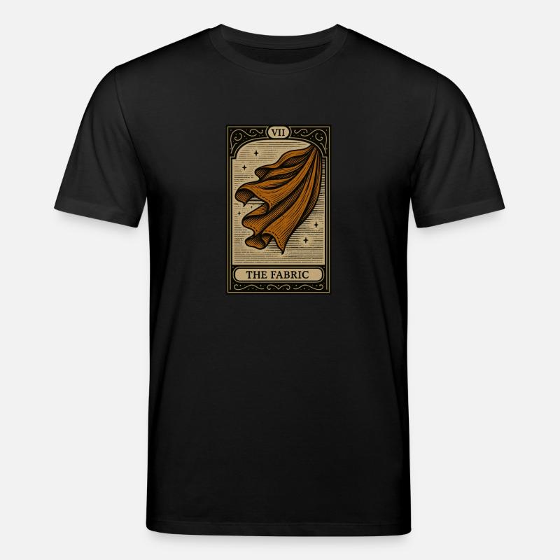 Tarot-Schneider des fließenden Stoffes - Stanley/Stella Unisex Bio-T-Shirt CREATOR  - Schwarz