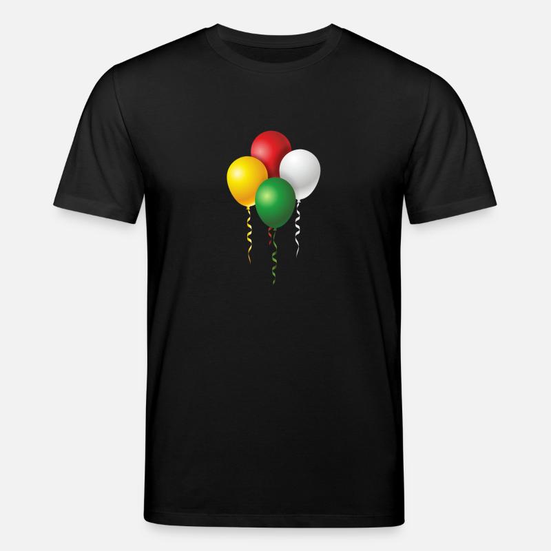 Luftballons zu Fasching oder Karneval - Stanley/Stella Unisex Bio-T-Shirt CREATOR  - Schwarz