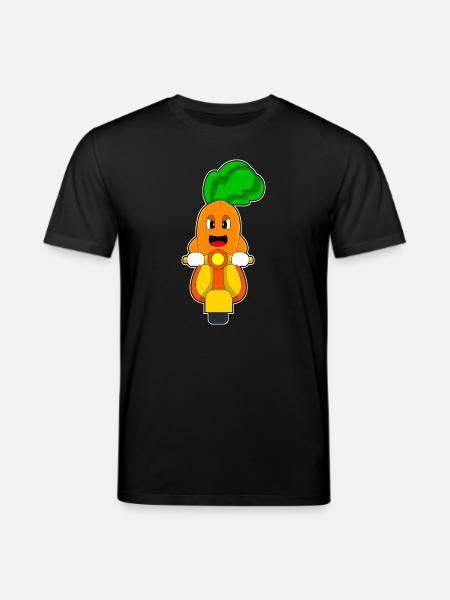 Carrot Scooter - Stanley/Stella CREATOR Unisex Organic T-Shirt - black