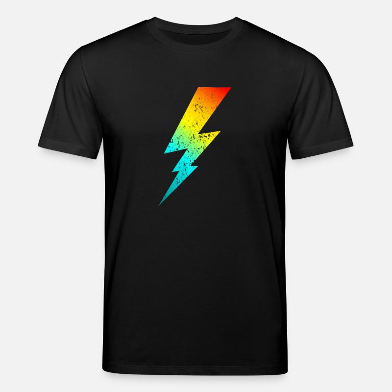80s bolt lighting classic - Stanley/Stella Unisex Bio-T-Shirt CREATOR  - Schwarz