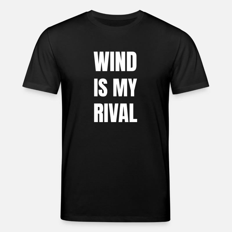 Wind is my rival - Stanley/Stella CREATOR Unisex Organic T-Shirt - black