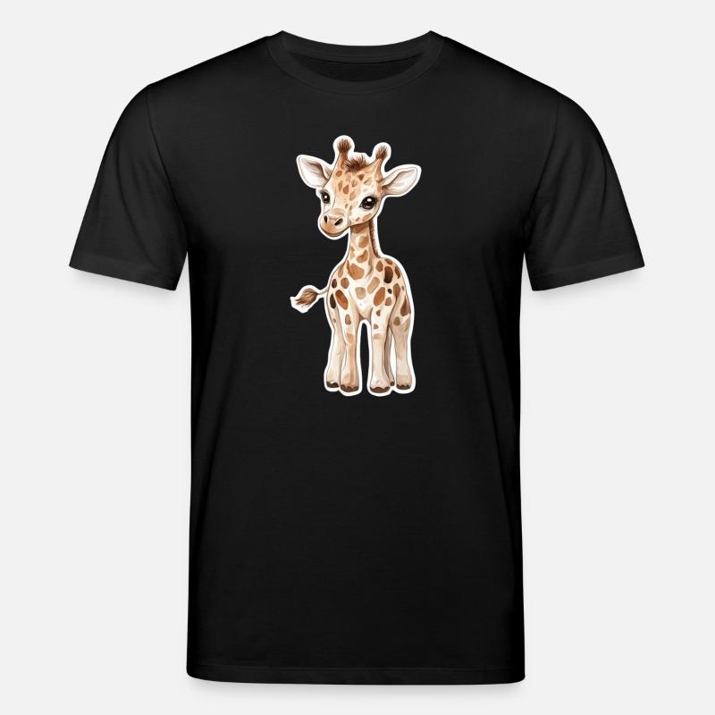 Giraffe - Stanley/Stella Unisex Bio-T-Shirt CREATOR  - Schwarz