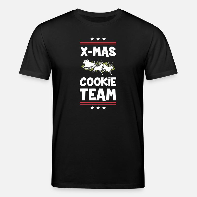 L’équipe des biscuits de Noël - T-shirt bio CREATOR Stanley/Stella Unisexe - noir