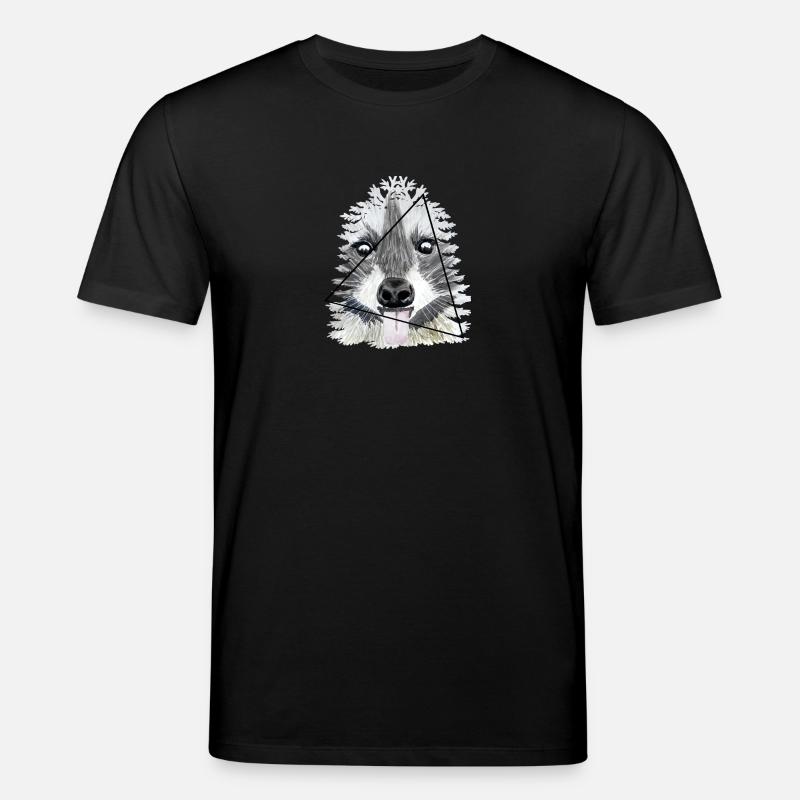 Waschbär - Stanley/Stella Unisex Bio-T-Shirt CREATOR  - Schwarz