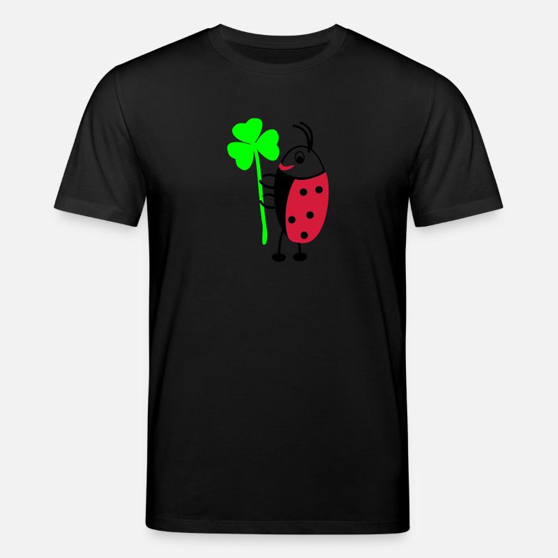 Glückskäfer - Stanley/Stella Unisex Bio-T-Shirt CREATOR  - Schwarz