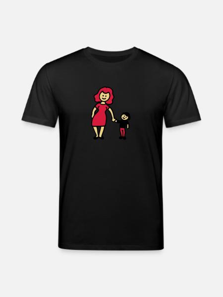 Mutter / Oma + Kind 3 - Stanley/Stella Unisex Bio-T-Shirt CREATOR - Schwarz