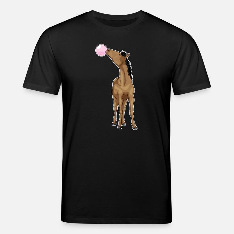Pferd Kaugummi - Stanley/Stella Unisex Bio-T-Shirt CREATOR - Schwarz