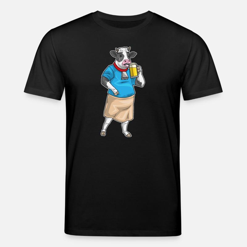 Kuh Bier - Stanley/Stella Unisex Bio-T-Shirt CREATOR  - Schwarz
