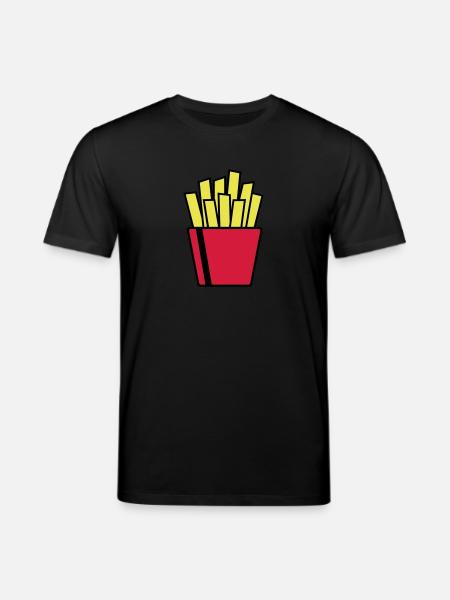 Frites - T-shirt bio CREATOR Stanley/Stella Unisexe - noir