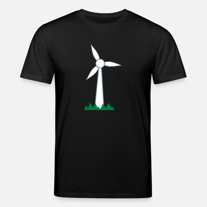 Windrad - Stanley/Stella Unisex Bio-T-Shirt CREATOR  - Schwarz