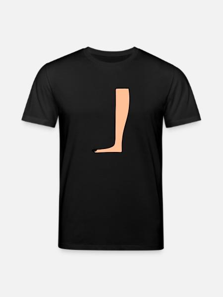 Leg Heiroglyph - Stanley/Stella CREATOR Unisex Organic T-Shirt - black