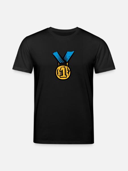 medal - Stanley/Stella CREATOR Unisex Organic T-Shirt - black