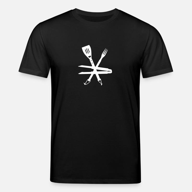 Grillbesteck / BBQ Utensils (1c) - Stanley/Stella Unisex Bio-T-Shirt CREATOR  - Schwarz