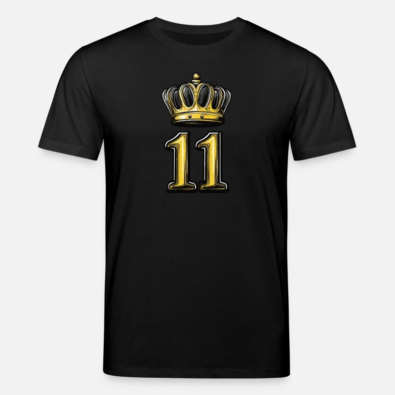 Couronne à 11 chiffres - T-shirt bio CREATOR Stanley/Stella Unisexe - noir