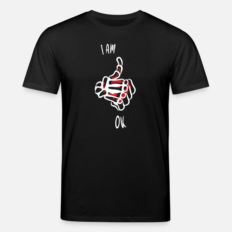 Ich bin Ok - Stanley/Stella Unisex Bio-T-Shirt CREATOR  - Schwarz
