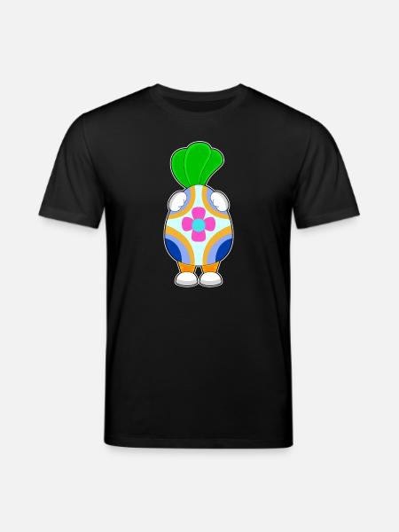Karotte Ostern Osterei - Stanley/Stella Unisex Bio-T-Shirt CREATOR - Schwarz