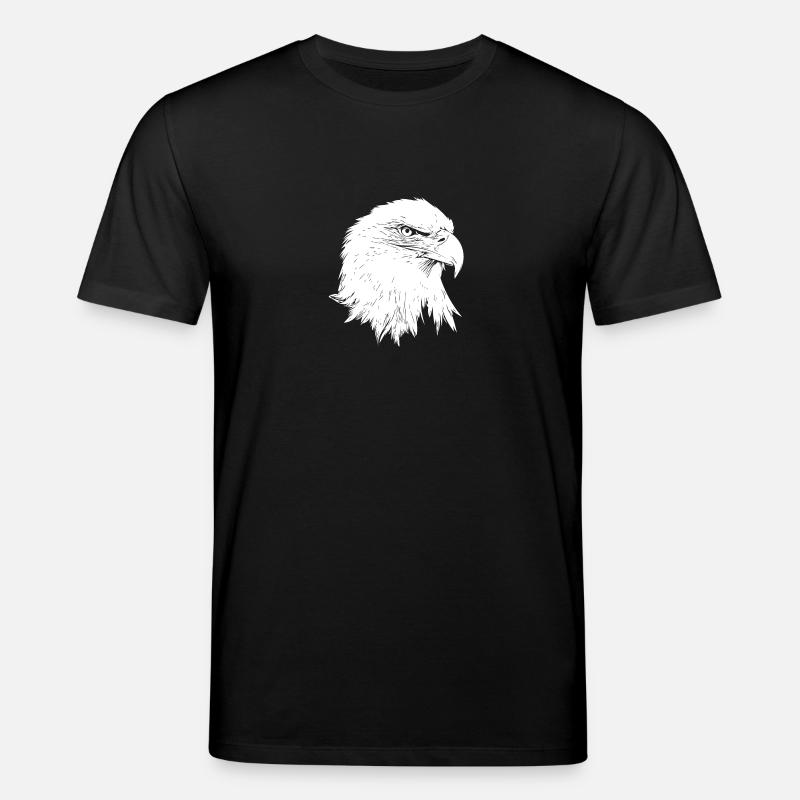 Eagle / Bald Eagle - Stanley/Stella CREATOR Unisex Organic T-Shirt - black