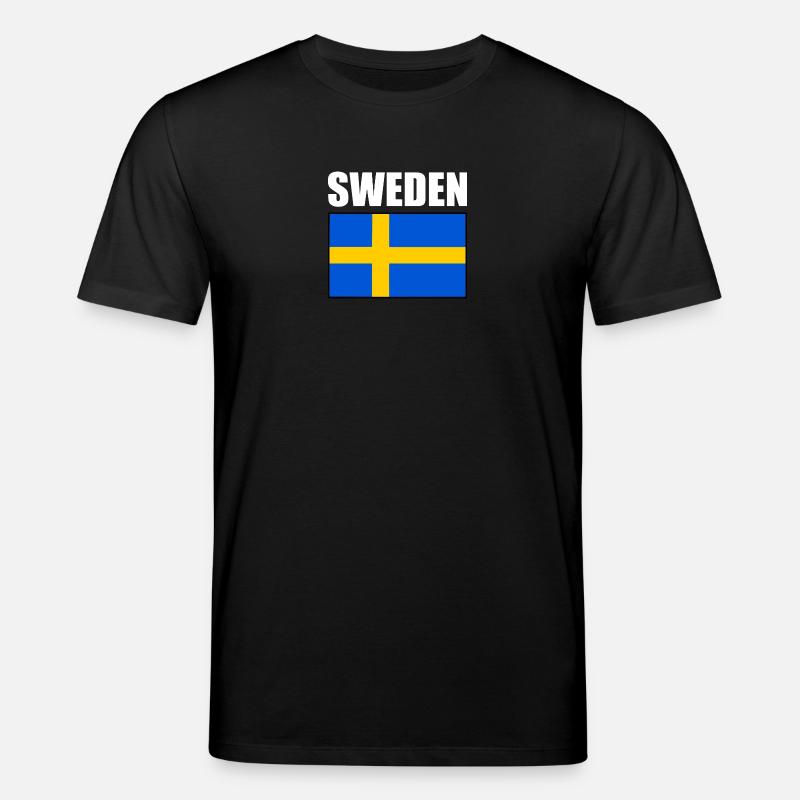 Schweden - Stanley/Stella Unisex Bio-T-Shirt CREATOR  - Schwarz