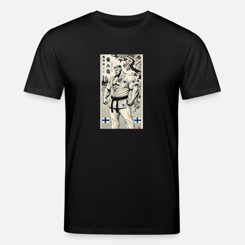 Finnisches Karate MASTER - Stanley/Stella Unisex Bio-T-Shirt CREATOR  - Schwarz