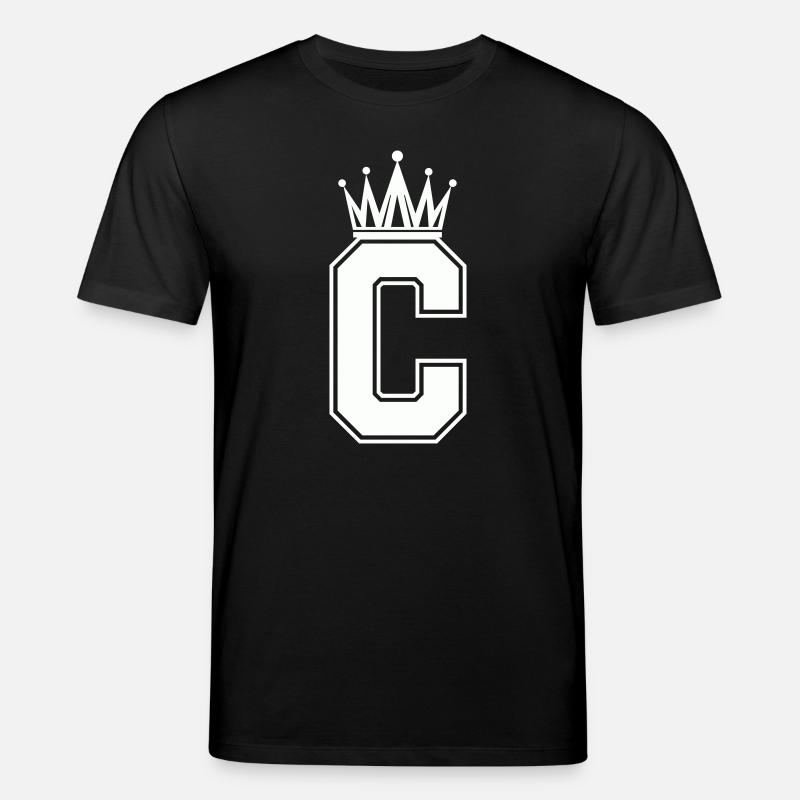 Lettre C - T-shirt bio CREATOR Stanley/Stella Unisexe - noir