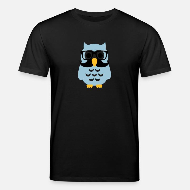 Eule - Stanley/Stella Unisex Bio-T-Shirt CREATOR  - Schwarz